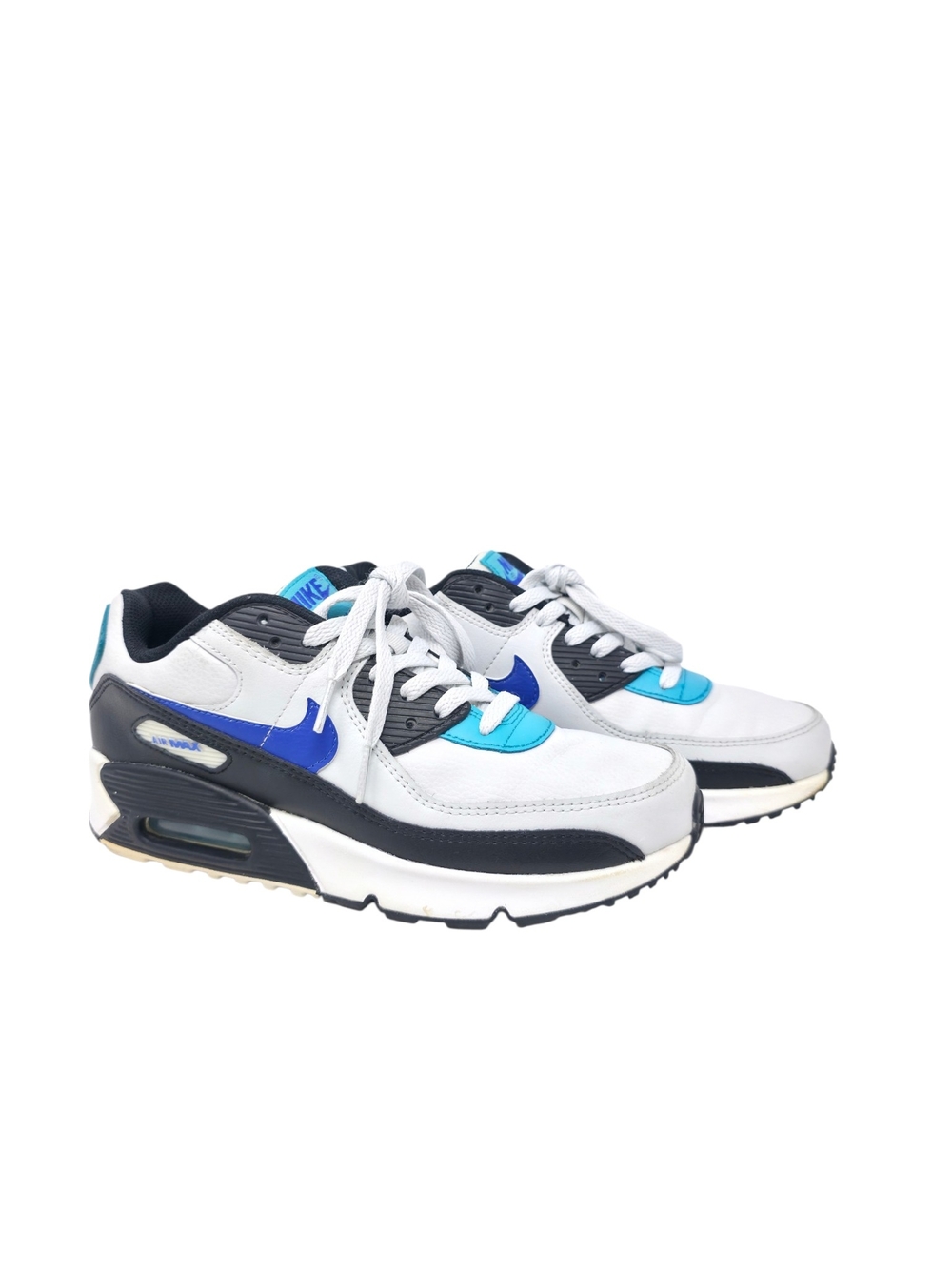 Nike Air Max 90 Oracle Aqua GS 6Y White Blue Black Sneakers